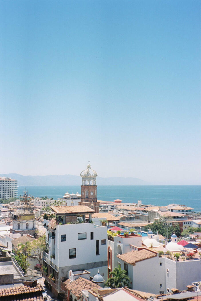 A view of Puerto Vallarta from a higher vantage point